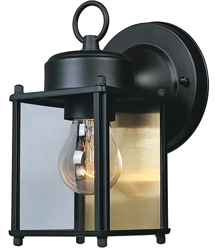 Amazon.com: Hampton Bay Black Outdoor LED Wall Lantern : Tools